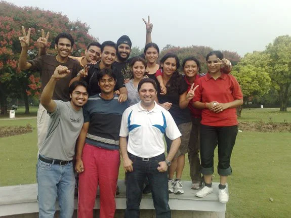 Akash Gautam types of people in park